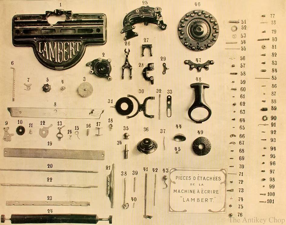 Lambert completament desmuntada