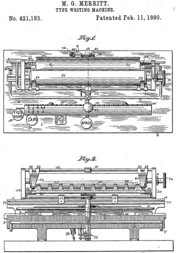 Patent de la màquina Merritt
