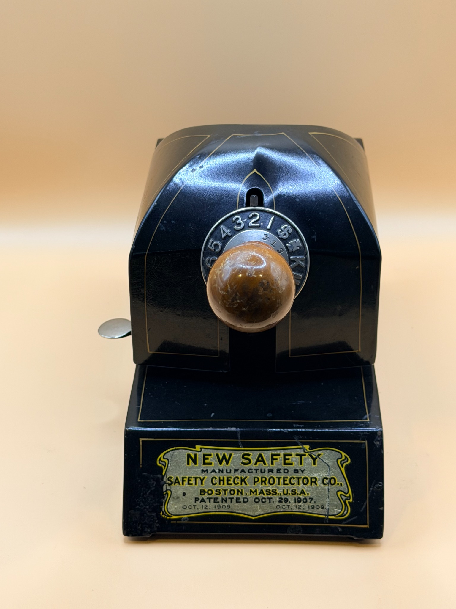 Vista frontal del New Safety Check Protector