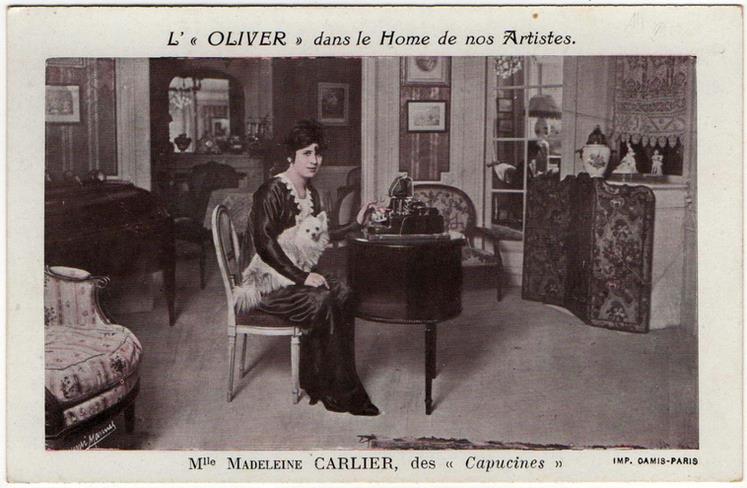 Postal publicitària Oliver