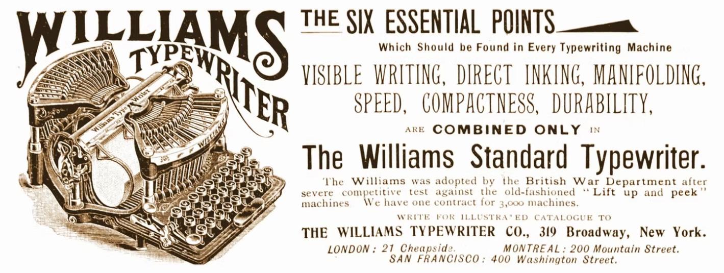 Publicitat de la Williams